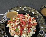 A picture of step 4 of Kala chana salad with tangi sauce.