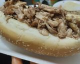 Foto del paso 6 de la receta: Perrito🌭caliente🥓de pollo🍗y tocineta🌭hawaiano🍍