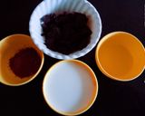 A picture of step 1 of Mini unique delicious soft chocolate lava cake in Appe pan.
