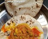 A picture of step 6 of Raw turmeric sabzi.