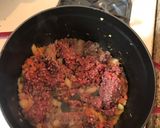 A picture of step 3 of Grandma’s Spaghetti.