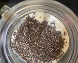 A picture of step 2 of Matcha Chia Pudding (No Cook).