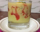 A picture of step 1 of Falooda custard shorts.