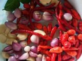 Cumi asin sambal bawang