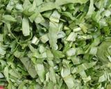 A picture of step 1 of Sarson Ka saag chicken.