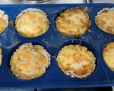 Foto del paso 15 de la receta 🥧Miniquiches con masa casera de dos sabores 🦐 y 🧀 🇨🇵