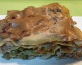 Foto del paso 10 de la receta: Lasaña de pollo asado con salsa de champiñones 