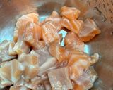 鮭魚豆腐麵豉湯的食譜步驟3照片