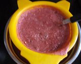 A picture of step 2 of Watermelon cooler.