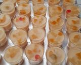 Foto langkah ke 6 dari resep Mango silky puding with fruit cocktail.