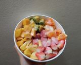 Hình bước làm 5 của món Hoa quả dầm 🍊🍉🍍🍓
