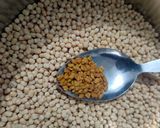 A picture of step 1 of Idli dosa batter Kerala style.