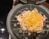 A picture of step 9 of Crab stuffed waffle.