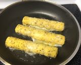 A picture of step 2 of Keto mozzarella sticks.