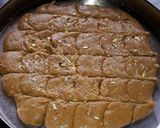 A picture of step 1 of Besan Malai Barfi.
