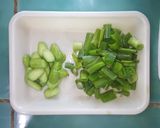 Foto langkah ke 4 dari resep Cumi Asin Cabe Ijo.