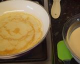 A picture of step 1 of Ham and mushroom baked pancake.