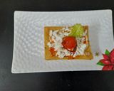 A picture of step 5 of Baked khakhra sandwich with almond milkshake.