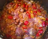 Rizses, vajpuha csirkemáj recept fázis 5 fotója