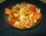 Foto del paso 3 de la receta: Ensalada fajitas de pollo con moztaza