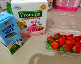Foto langkah ke 1 dari resep Es krim smooth Strawbery 🍓(untuk bayi yg sedang Tumgi).