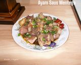 Foto langkah ke 8 dari resep Ayam Saus Mentega Favorit Keluarga.