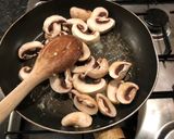 A picture of step 7 of Chicken, mushroom & leek risotto.