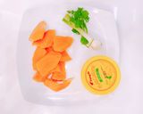 Hình bước làm 1 của món Cá hồi xốt teryaki