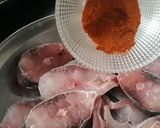 A picture of step 3 of Fry fish, Aloo & Rice platter.