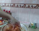 A picture of step 1 of Zinger burger.
