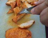 A picture of step 2 of Grilled Smoky Chicken pizza😋.