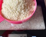 A picture of step 2 of Adu paak (ginger fudge).