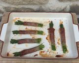 A picture of step 9 of Asparagus & Parma Ham.