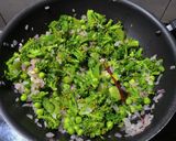 A picture of step 4 of Broccoli Rice.