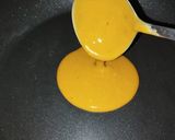 Foto langkah ke 3 dari resep Dorayaki Gula Aren (isi pasta kacang hijau).