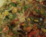 A picture of step 2 of Moongh dal veggie waffle.