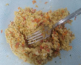 Foto del paso 8 de la receta: Hamburguesa de mijo, puerro, zanahoria y pimiento rojo