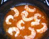 Foto del paso 5 de la receta: Fideos tricolor con camarones