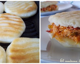 Foto del paso 8 de la receta: Arepas asadas con pollo desmechado