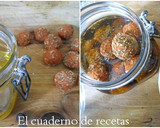 Foto del paso 4 de la receta: Bolitas de Queso en Aceite & Especias