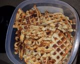 Csokidarabos gofri recept fázis 4 fotója