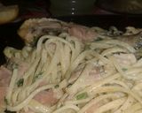 Foto del paso 4 de la receta: Fideos con pollo a la crema