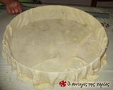 A picture of step 16 of Spaghetti pie from Messolonghi.
