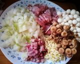 義大利雞肉野蕈燉飯的食譜步驟2照片