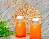 Foto langkah ke 4 dari resep Es Sunset Papua.