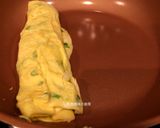 A picture of step 5 of Scallion Egg Roll Omelet.