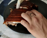 Foto del paso 9 de la receta: Costillas de cerdo con salsa barbacoa-miel