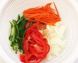 A picture of step 1 of Salmon Nanbanzuke (Sweet and Sour Marinated Salmon).