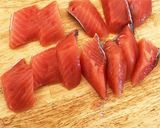 A picture of step 3 of Salmon Nanbanzuke (Sweet and Sour Marinated Salmon).