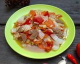 Foto langkah ke 6 dari resep Tumis Wortel Sawi Putih Pentol Bakso.